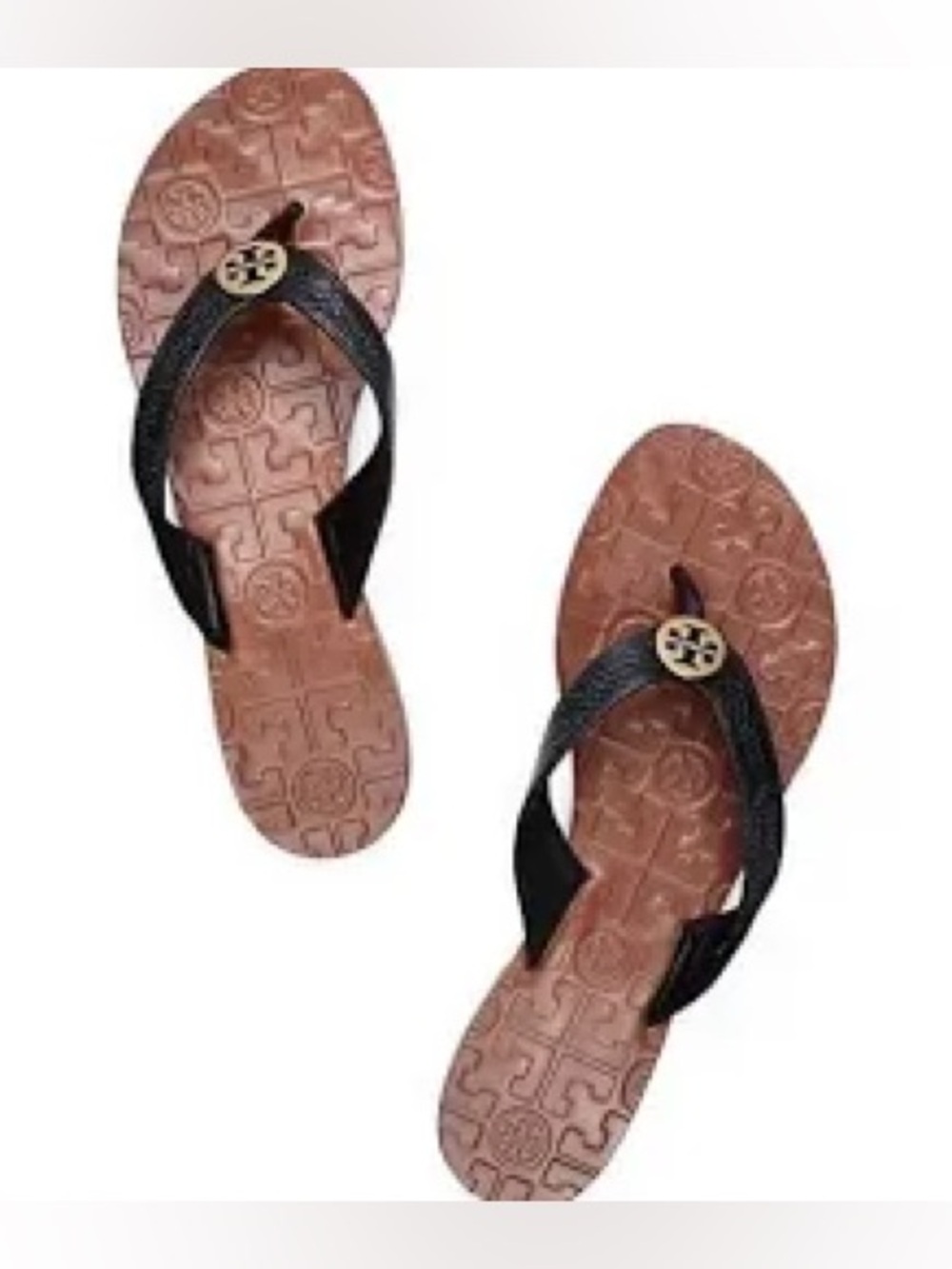 Tory Burch Black Leather Sandals